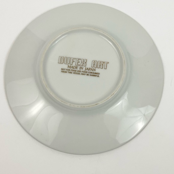 Vintage Dufex Art 24K Gold Trim 6” Decorative Collectible Nativity Scene Plate - Picture 10 of 12